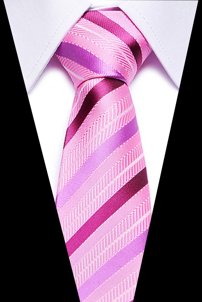 Luxury Wedding Ties 7.5cm Men's Classic Tie Silk Jacquard Woven Tie Set Business Necktie Accessories Men Necktie