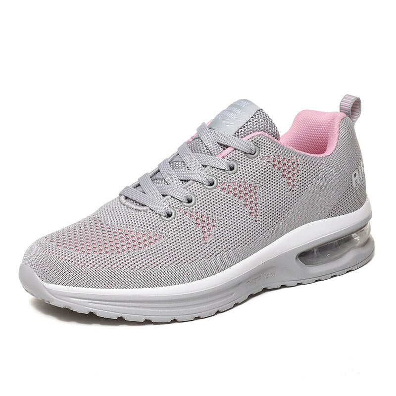 STRONGSHEN Women Shoes Breathe Lady Flat Summer Sneakers Light Breathable Shoes Female Mesh Sneaker Woman Flat Shoes