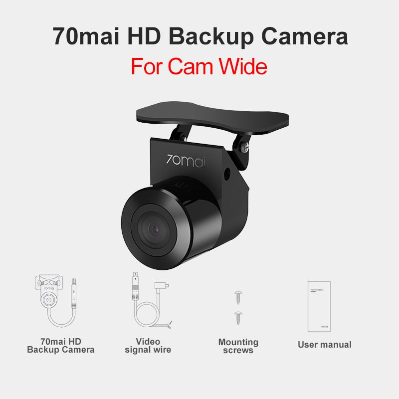 70mai HD CAM &Night Vision Cam for 70mai Car DVR Wide Rearview Stream Media Dash Cam Only for D07