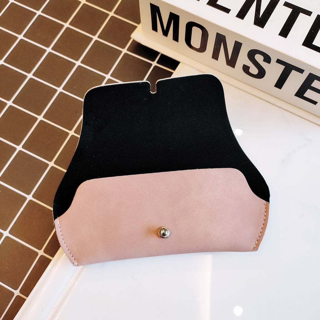 Sen Maries PU Leather Sunglasses Pouch Bag Eyeglasses Case Women Men Support Customized Logo Portable Glasses Cover Bags Box