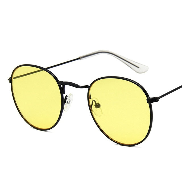 DYTYMJ Small Round Sunglasses Women Brand Designer Retro Glasses Women Mirror Eyeglasses Women/Men Vintage Oculos De Sol Gafas