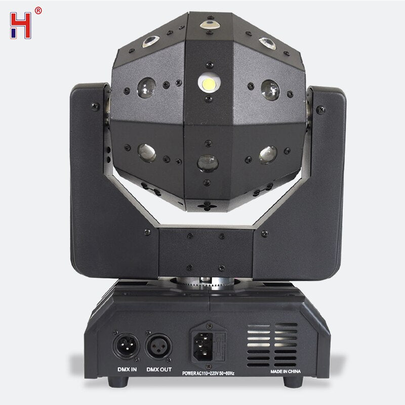 LED Laser Strobe Moving Head Ball DMX Projection 3In1 Rotating Stage Lighting PRO DJ Equipment Good For Dance Floor Bar Party