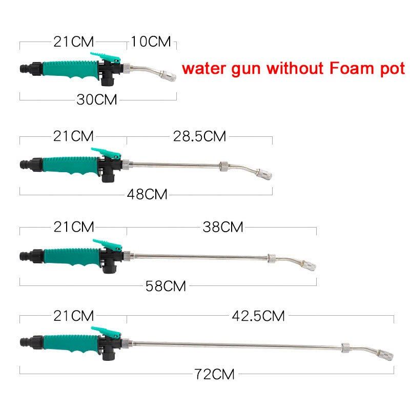 Dual High-Pressure Washer Water Gun Garden Hose Nozzle Water Jet Car Washer High Pressure Power Washer Water Gun