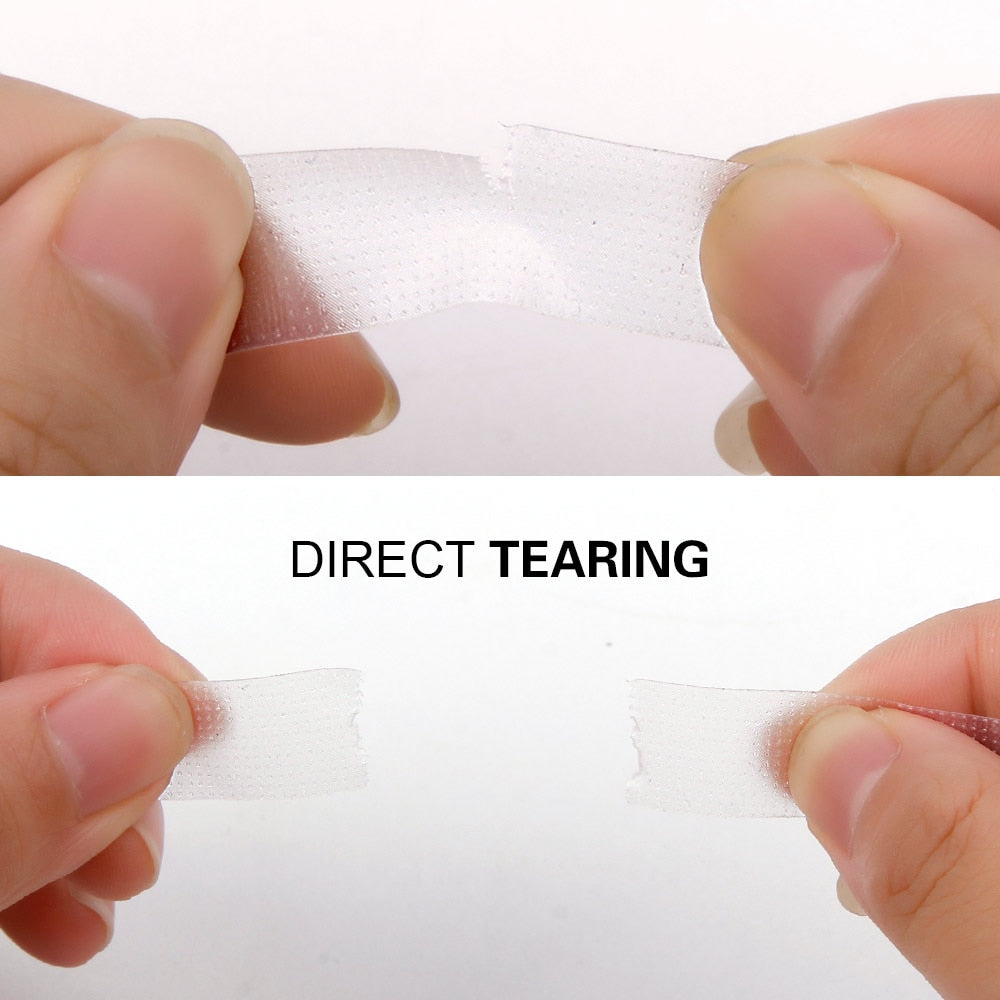 50pcs Eyelash Extension Tape Non-woven Medical Tape Lint Free Eye Pad Under Patches PE Breathable Grafting Eyelashes Makeup Tool