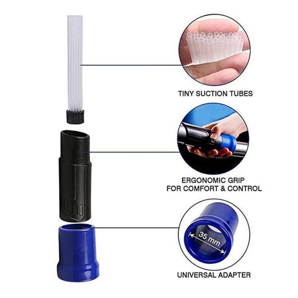 Multifunction Vacuum Cleaner Straw Tubes Dust Dirt Brush Remover Portable Universal Vacuum Attachment Household Clean Tools