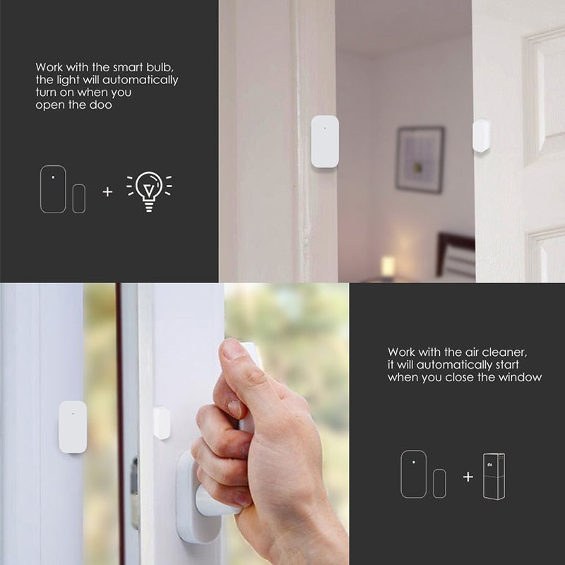 Global version Aqara Door Window Sensor Zigbee Wireless Connection Smart Mini door sensor Work With Mi Home APP For Android IOS