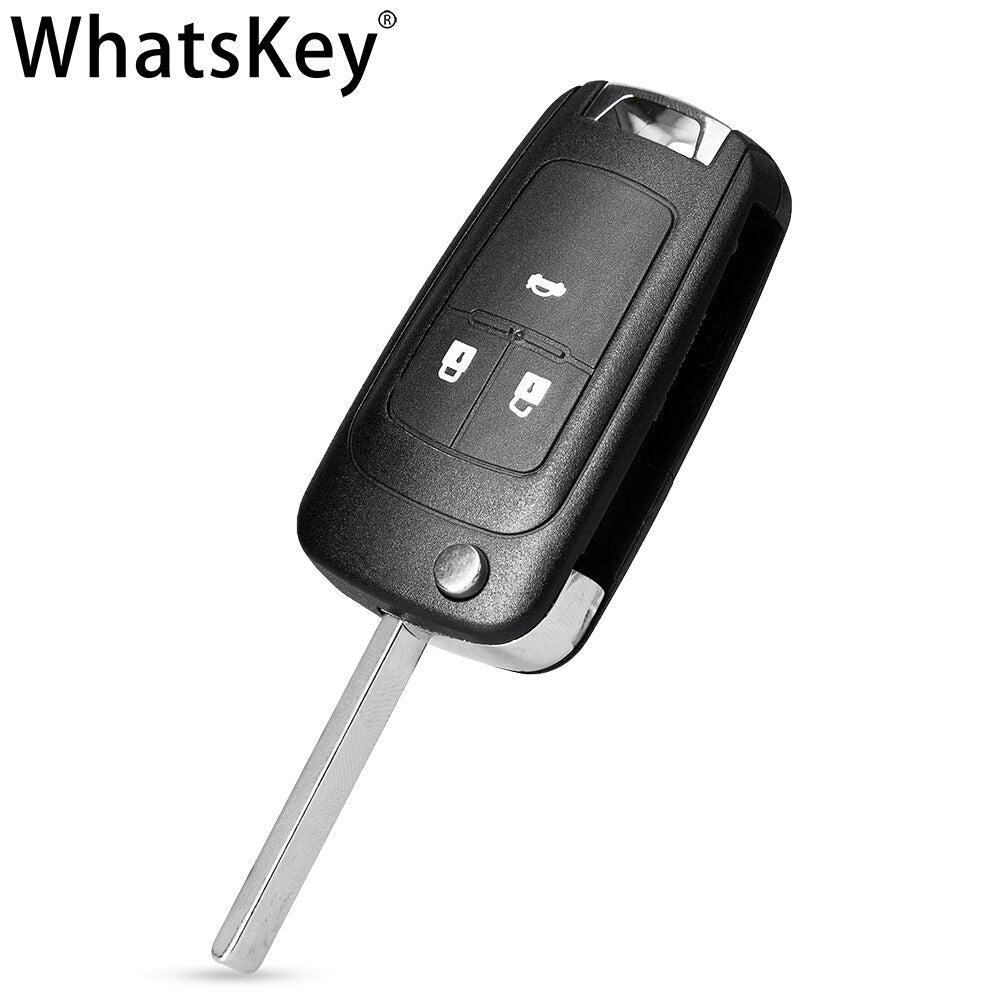 WhatsKey 2 Buttons Folding Car Key Shell Remote Flip Key Fob Case For Opel Vauxhall Astra H Insignia J Vectra C Corsa D Zafira G