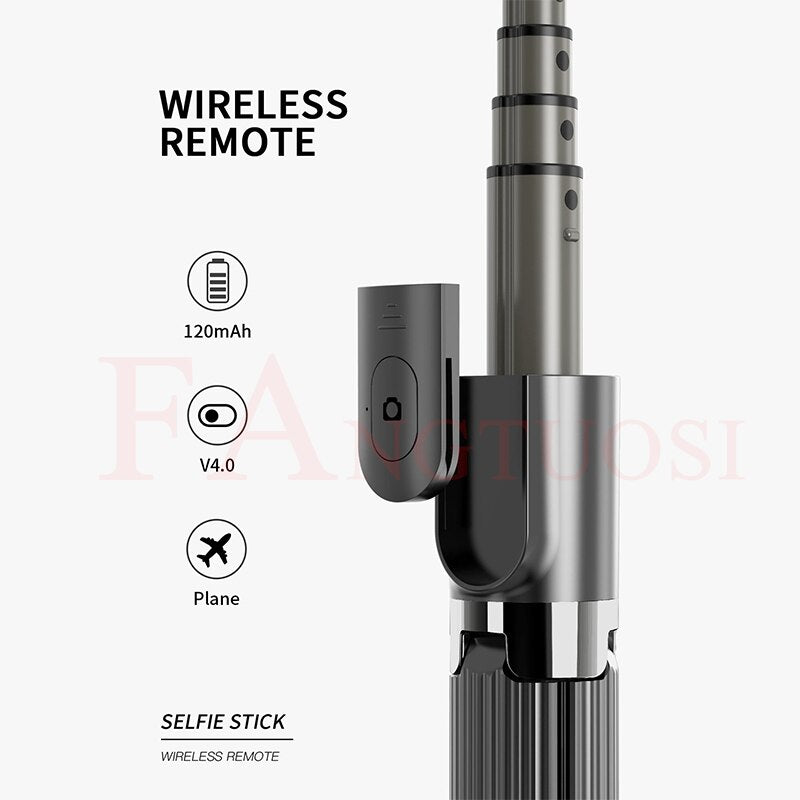 FANGTUOSI Bluetooth Handheld Gimbal Stabilizer Mobile Phone Selfie Stick Holder Adjustable Selfie Stand For iPhone/Huawei