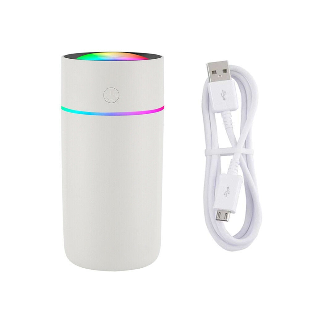 320ml Air Humidifier Silent Creative Color Light Air Diffuser Portable Mist Maker USB Charging Automatic Timer Humidifier