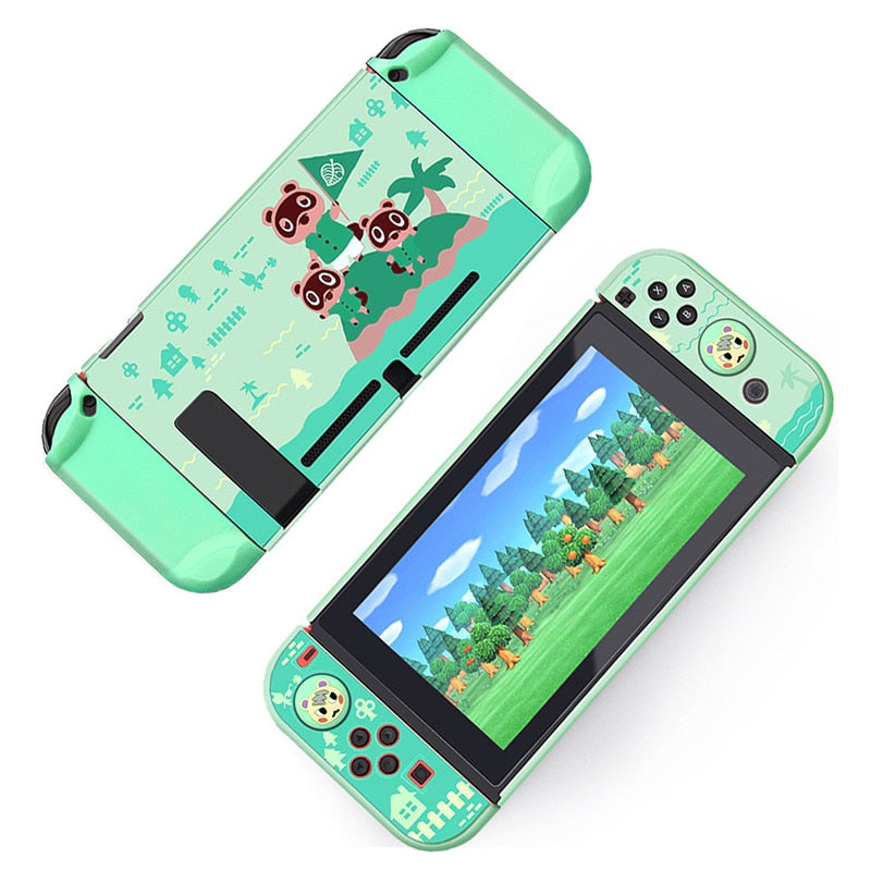 Protective Shell For Nintendo Switch Animal Crossing Hard Case Cover Shell JoyCon Controller Case For Nintendo Switch Accessorie