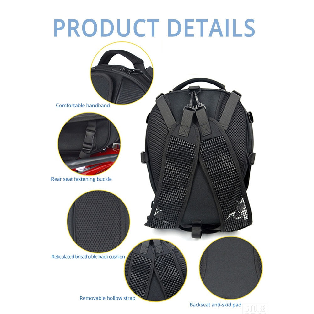 Motorcycle Bag Waterproof Mochila Moto Motorcycle Tank Bag Motorcycle Backpack Multi-functional Tail Bag 4 Colour