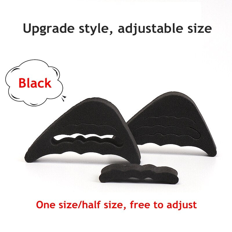 1pair Women High Heel Toe Plug Insert Shoe Big Shoes Toe Front Filler Cushion Pain Relief Protector Adjustment Shoe Accessories
