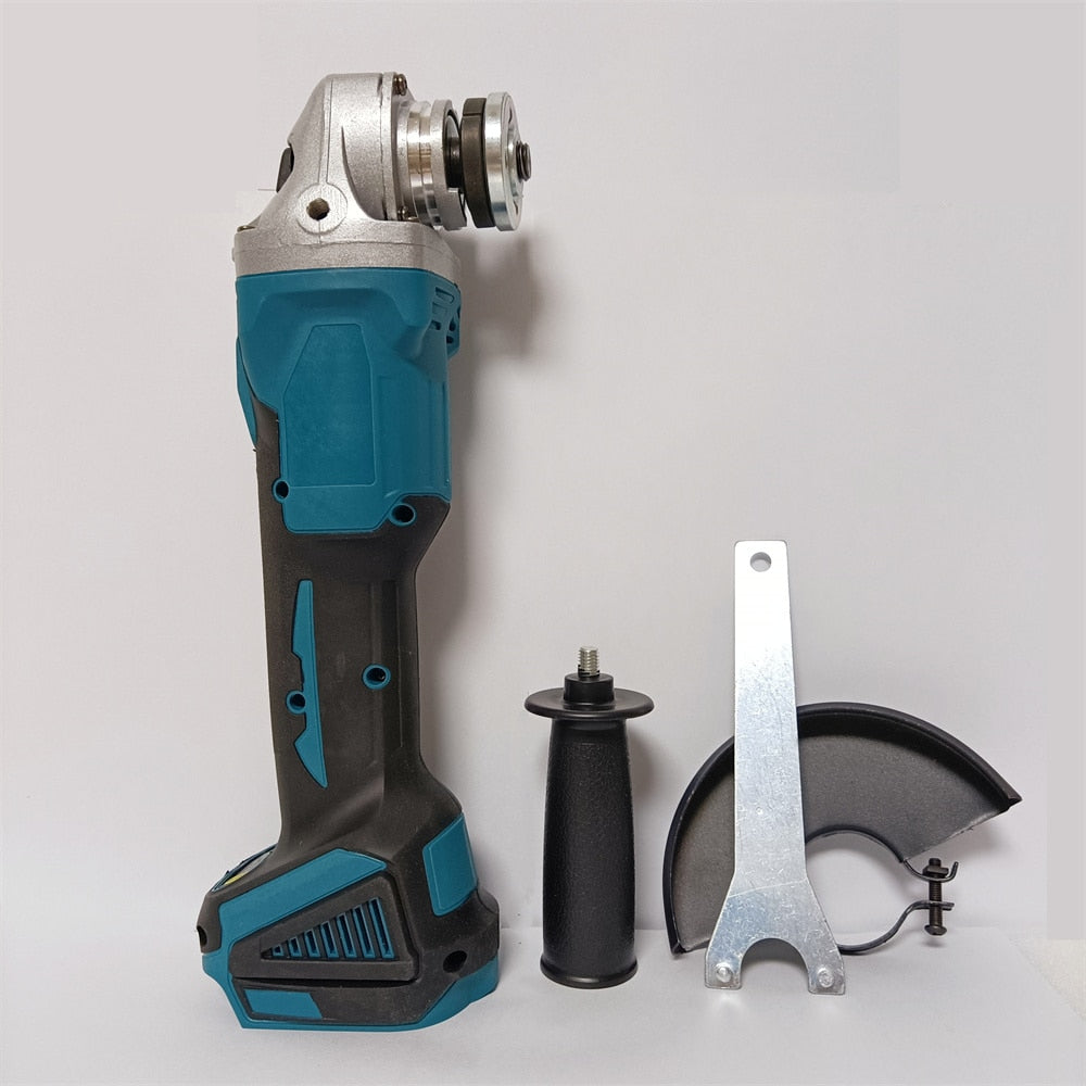 For Makita 18V Battery 100 / 125mm Brushless Cordless Angle Grinder Impact Variable 2 Speed Cutting Grinder Machine Power Tools