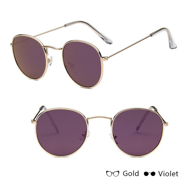 DYTYMJ Small Round Sunglasses Women Brand Designer Retro Glasses Women Mirror Eyeglasses Women/Men Vintage Oculos De Sol Gafas