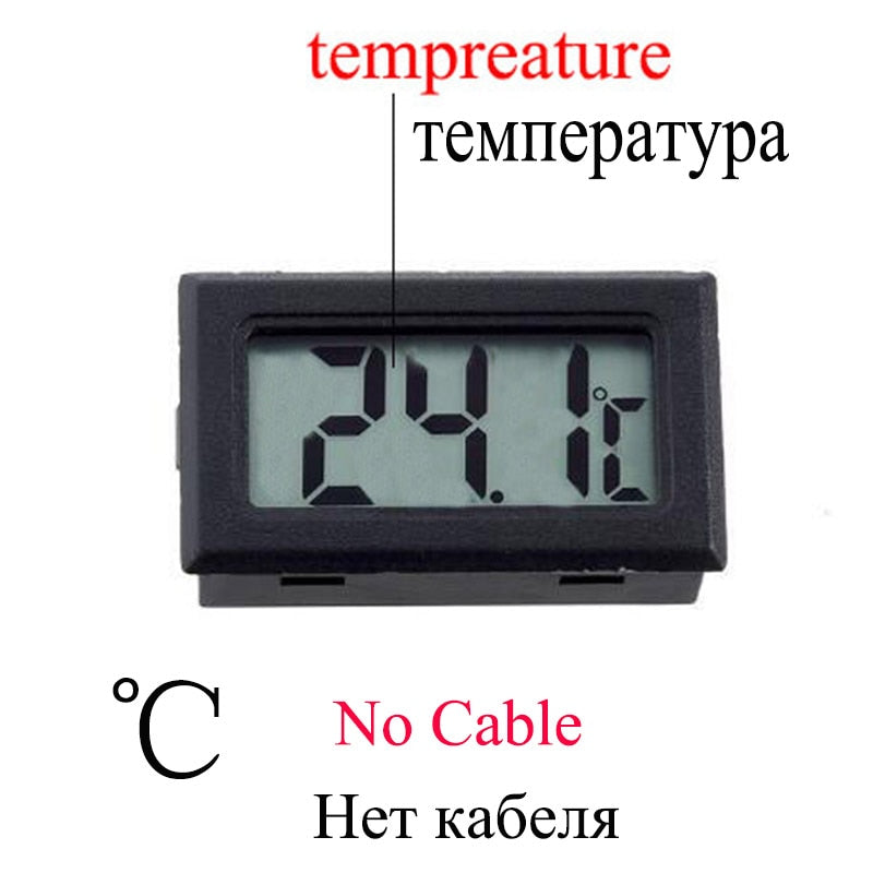 High Accurately Digital Thermometer Hygrometer Meter For Reptile Turtle Terrarium Aquarium Tank Accessories Temperature Humidity