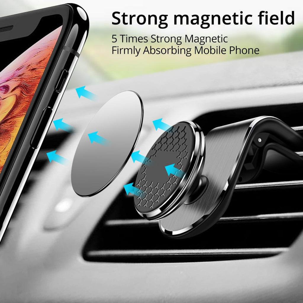 ANMONE Universal Magnetic Car Phone Holder For Mobile Phone Support Phone Mount Stand For Tablets and Smartphones