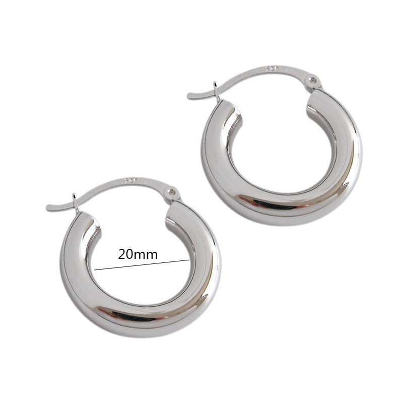 XIYANIKE Minimalist Silver Color  Stud Earrings for Women Couples Jewelry Trendy Elegant Party Accessories Prevent Allergy