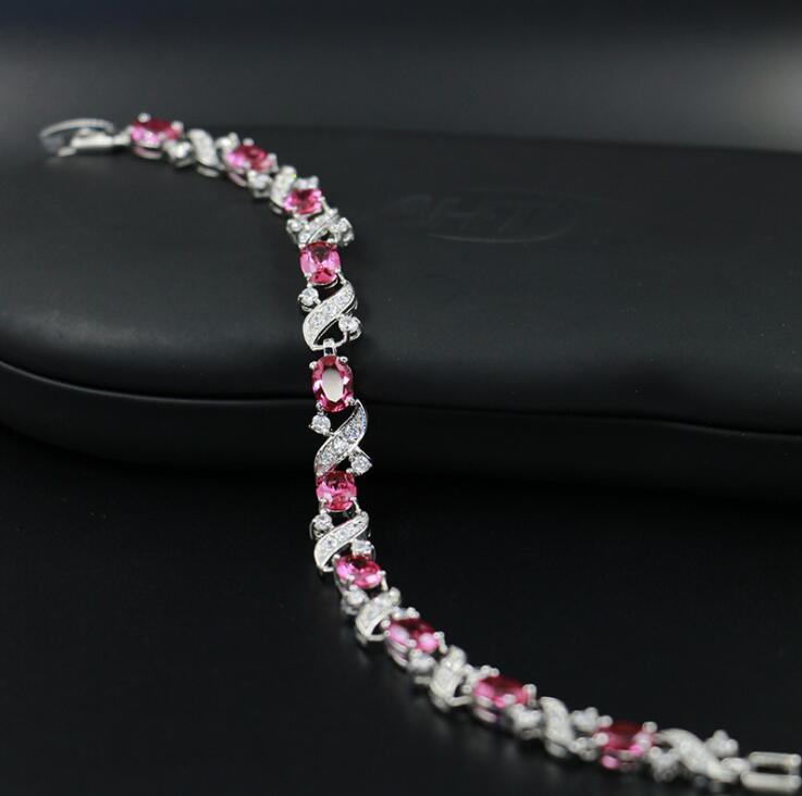 Women Delicate Crystal Zircon Tennis Bracelet for Women Elegant Banquet Party Jewelry