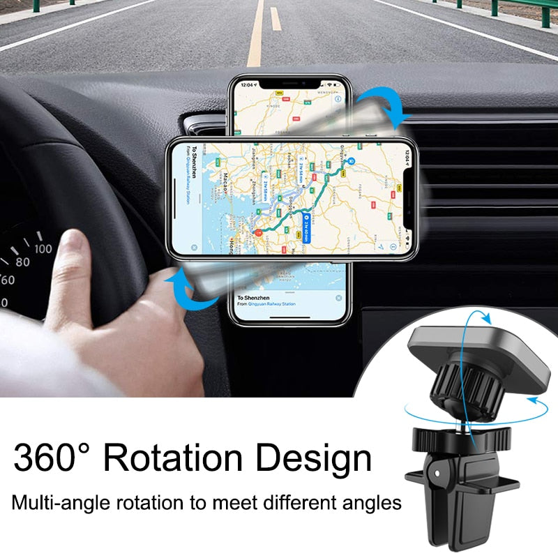 Phone Holder Car Air Vent Mount Universal Magnetic Holder For iPhone X HuaWei XiaoMi Strong Magnet Car Holder Mobile Phone Stand