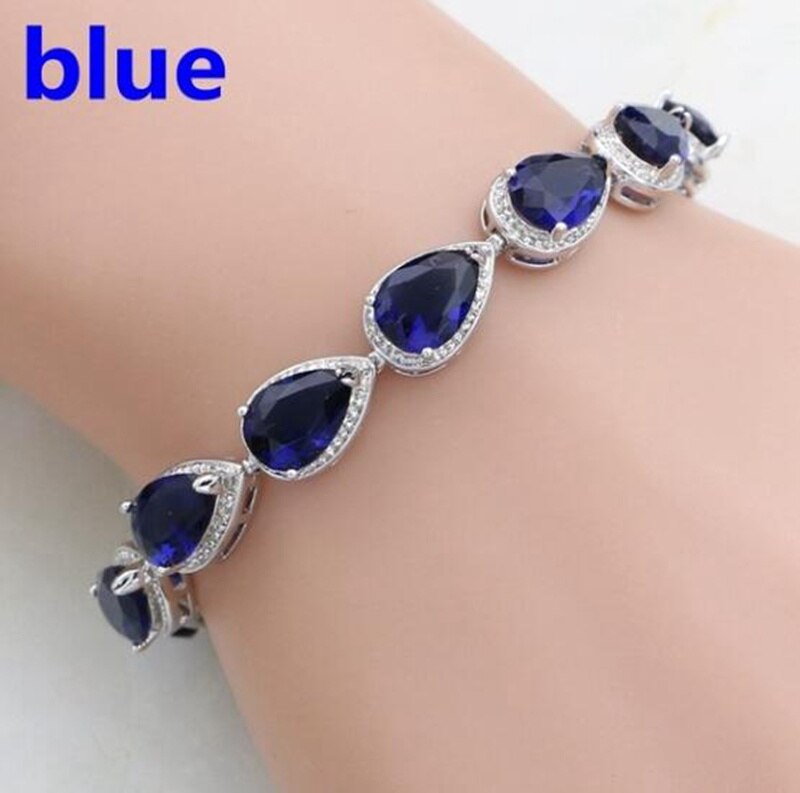 Women Delicate Crystal Zircon Tennis Bracelet for Women Elegant Banquet Party Jewelry