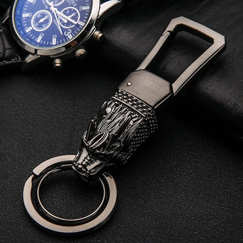 Honest Luxury Key Chain Men Women Car Keychain For Key Ring Holder Jewelry Genuine Leather Rope  Bag Pendant Fathers Day Gift