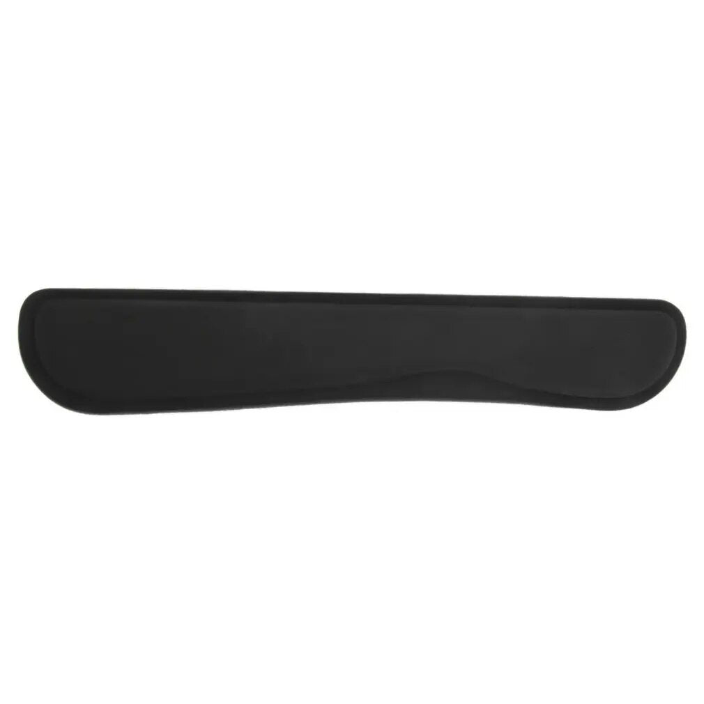 Desktop Anti Slip Black Gel Wrist Rest Support Comfort Pad for PC Computer Gaming Keyboard Raised Platform Hands for Home Office