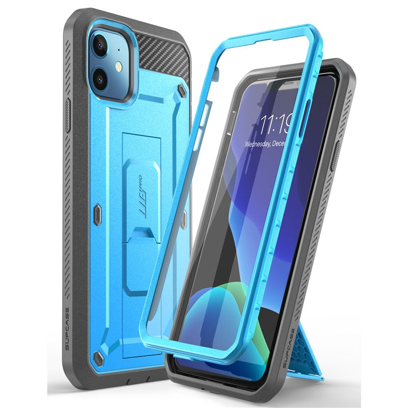 SUPCASE For iPhone 11 Case 6.1&quot; (2019 Release) UB Pro Full-Body Rugged Holster Cover with Built-in Screen Protector &amp; Kickstand