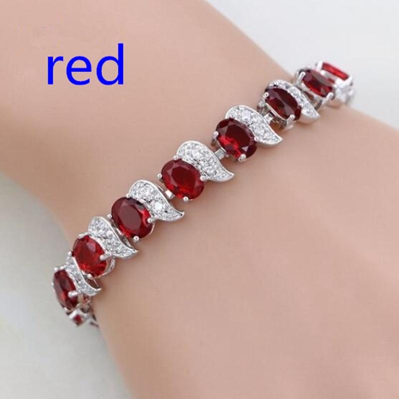 Women Delicate Crystal Zircon Tennis Bracelet for Women Elegant Banquet Party Jewelry