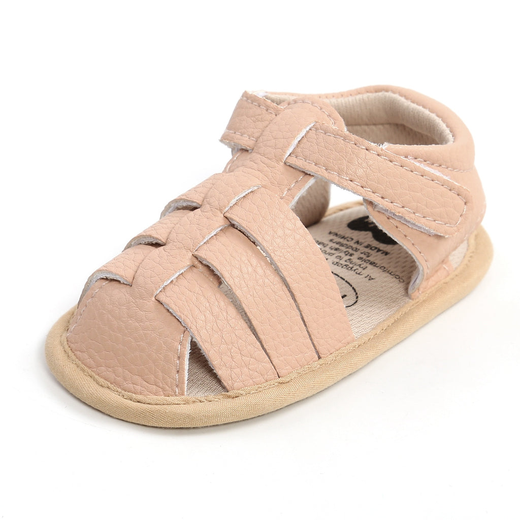 Baby Shoes Summer Baby Boy Girl Shoes Toddler Flats Sandals Soft Rubber Sole Anti-Slip Bowknot Crib First Walker Shoes