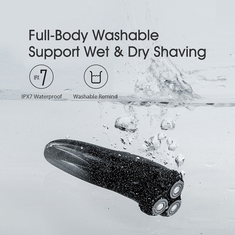 ENCHEN Blackstone 3D Electric Shaver Razor For Men IPX7 Waterproof Wet & Dry Dual Use LCD Display Face Beard Shaving Razor