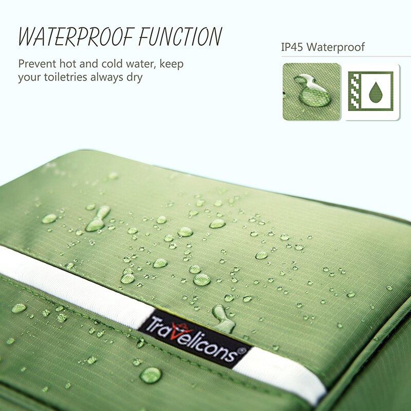 Waterproof Women MakeUp Bag Multi-Functional Handbags Travel Cosmetic Bag Men Toiletry Wash Necessaire Organizer Pouch