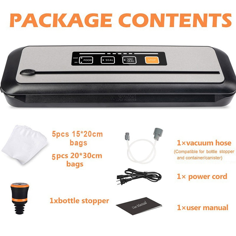 YUMYTH Household Food Vacuum Sealer Packaging Machine Sous Vide Bags Vacuum Packaging Packer Vacuum Bags for Food Storage T287