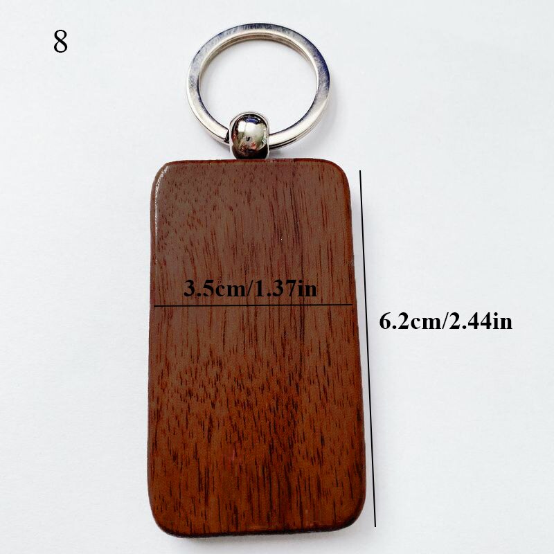 1pc Creative Lightweight Slim Design Wooden Mobile Phone Stand Holder Stand Pendant Keychain