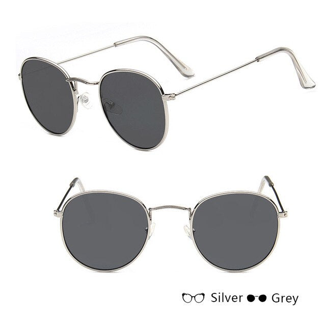 DYTYMJ Small Round Sunglasses Women Brand Designer Retro Glasses Women Mirror Eyeglasses Women/Men Vintage Oculos De Sol Gafas