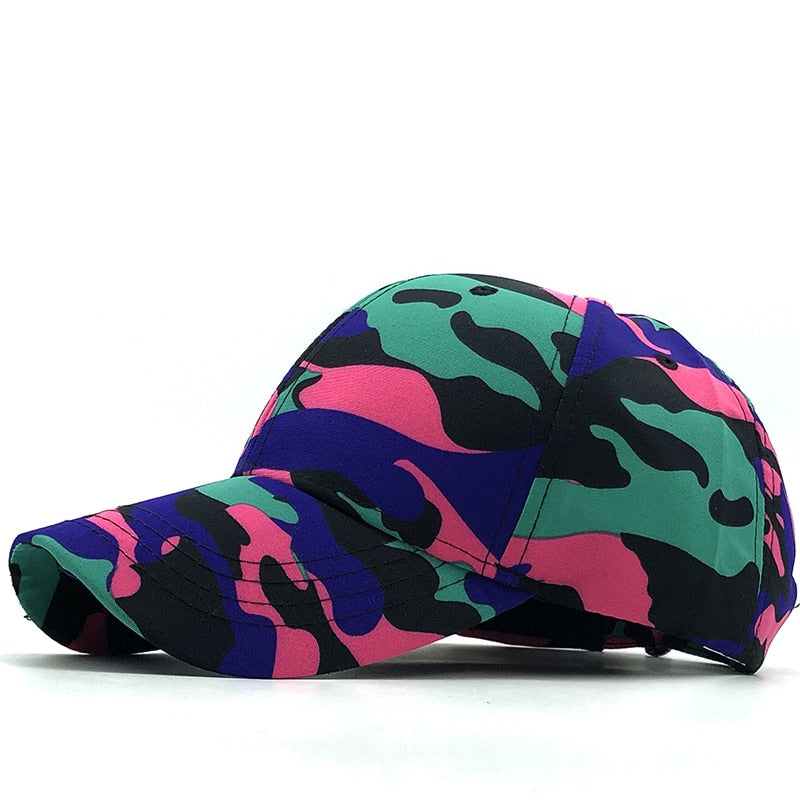 New Camo Baseball Cap Men Tactical Cap Camouflage Snapback Hat For Men High Quality Bone Masculino Dad Hat Trucker fishing cap