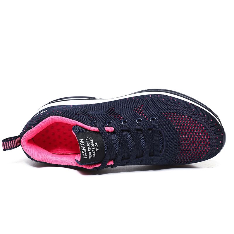 STRONGSHEN Women Shoes Breathe Lady Flat Summer Sneakers Light Breathable Shoes Female Mesh Sneaker Woman Flat Shoes