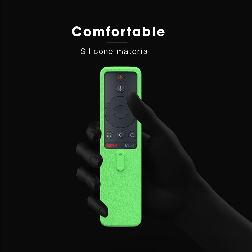 SIKAI Remote Case for Xiaomi Mi Box S 4X Mi TV Stick Control Cover Silicone Shockproof Skin-Friendly Protector