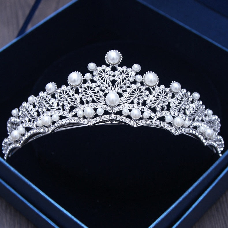 Diverse Silver Gold Color Crystal Crowns Bride tiara Fashion Queen For Wedding Crown Headpiece Wedding Hair Jewelry Accessories