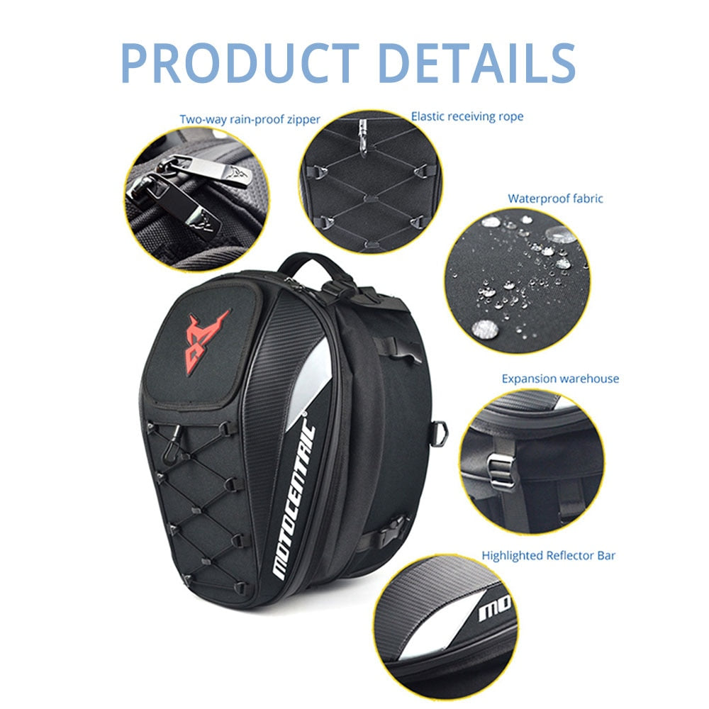 Motorcycle Bag Waterproof Mochila Moto Motorcycle Tank Bag Motorcycle Backpack Multi-functional Tail Bag 4 Colour