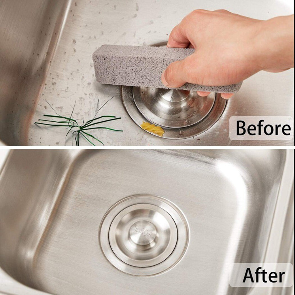 5pc Pumice Stones Water Cleaning Pumice Scouring Pad Grey Pumice Stick Cleaner For Toilet Cleaner Brush Tile Sinks Bathtubs