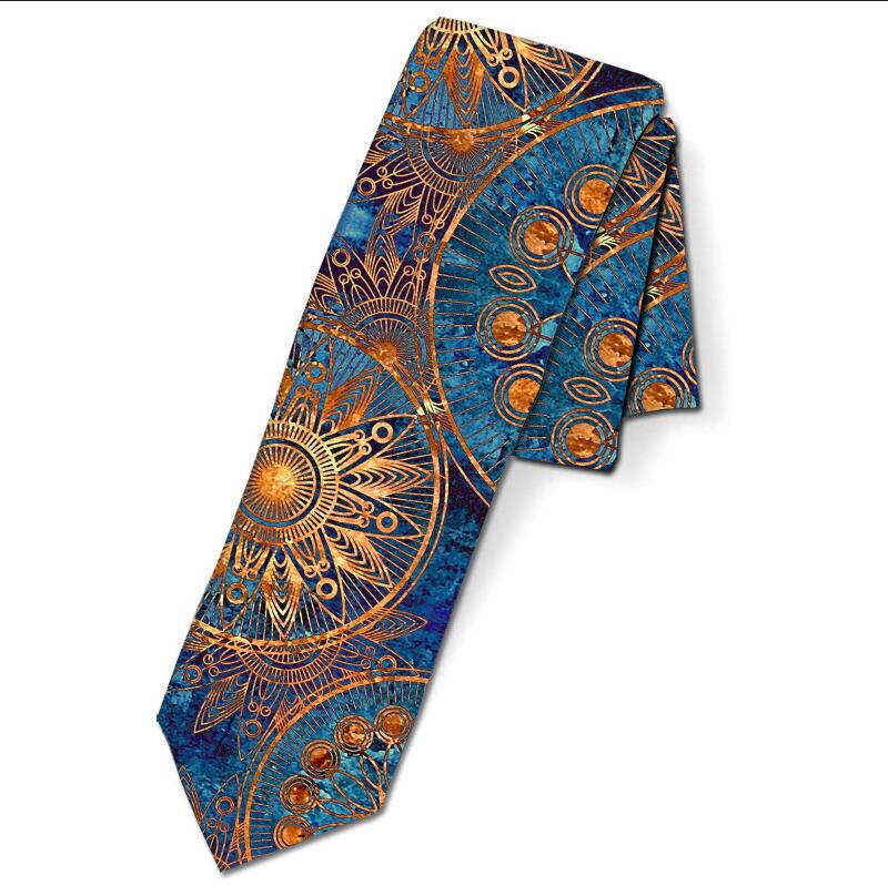 New Fashion Colorful Novel Science Symbol Accessories Necktie High Quality 8cm Men's Ties Suit Business Wedding Casual