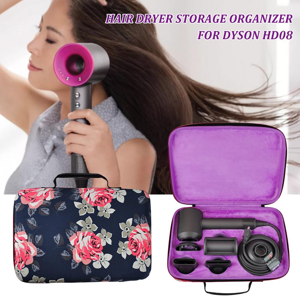 Hair Dryer Storage Organizer Portable Oxford Cloth Hard Shell Bag EVA Travel Carrying Case ForHD08