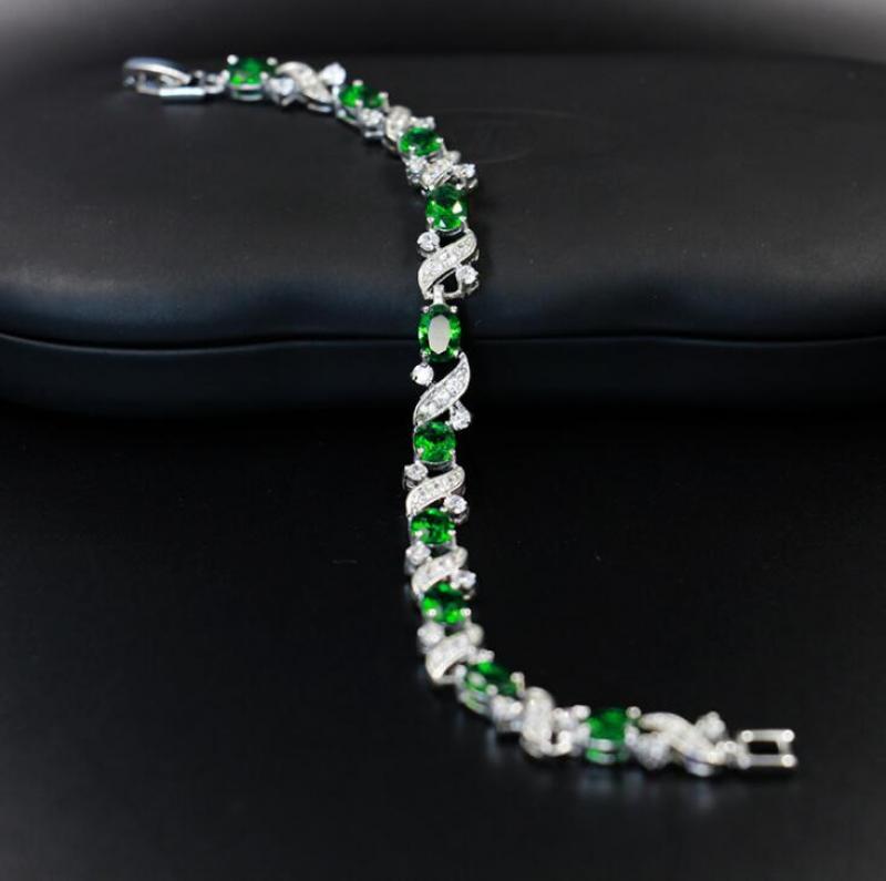 Women Delicate Crystal Zircon Tennis Bracelet for Women Elegant Banquet Party Jewelry