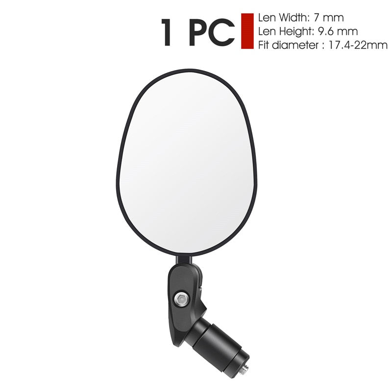 Bicycle Rearview 360 Rotate Safety Adjustable, WEST BIKING Cycling Mirrors for the Handlebars of Road Bicycles and MTBs. Bicycle Rearview Mirror, Safe Cycling Rearview Mirror.