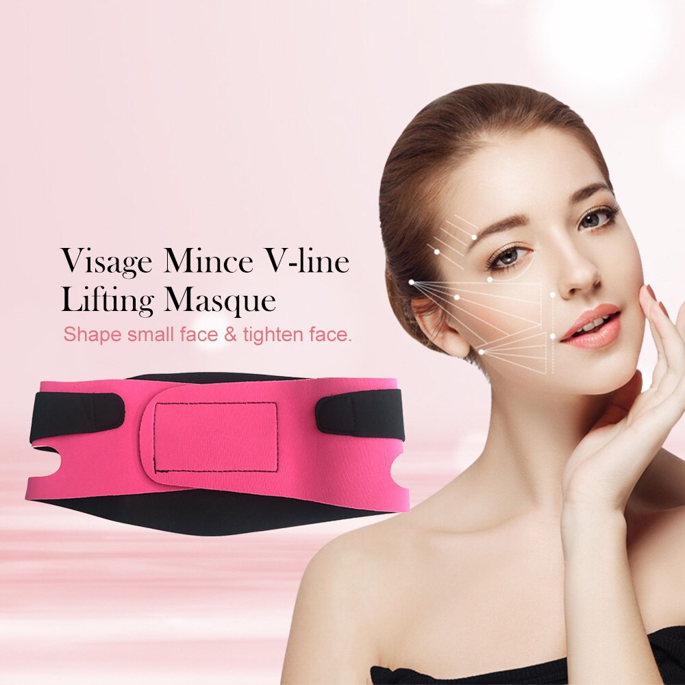 Face Slimmer Beauty Jaw Exerciser Facial Lifiting Belt Slim V-Line Lift Up Belt Reduce Double Chin Bandages Mask Face Care