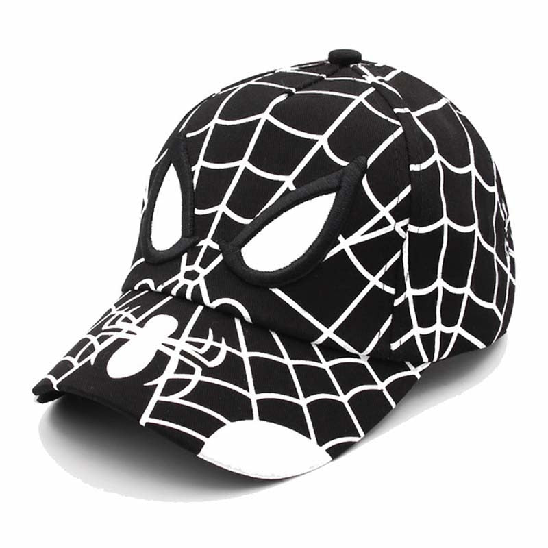 Anime Spider Kids Cap Cartoon baby Embroidery Man Cotton Children's Baseball Caps for Boy Girl Hip Hop Hat Snapback summer cap