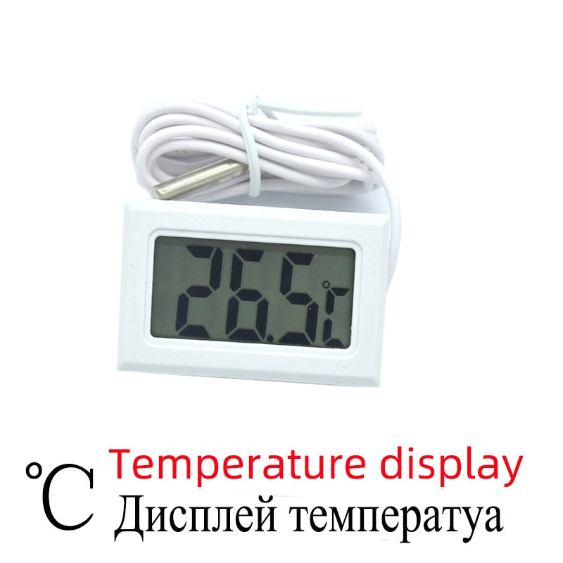 High Accurately Digital Thermometer Hygrometer Meter For Reptile Turtle Terrarium Aquarium Tank Accessories Temperature Humidity