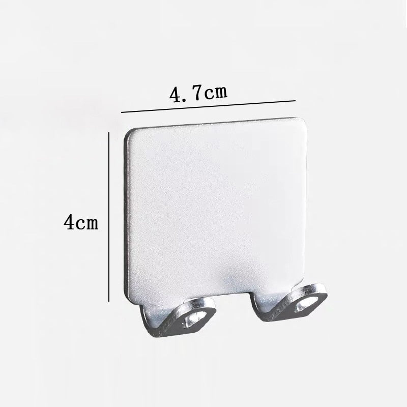 1Pcs Nordic Style Men Shaver Shelf Space Aluminum Punch Free Shaver Holder Hanging Storage Hook Wall Bathroom Accessories