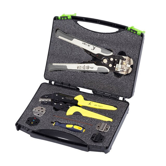 5 in 1 Professional Wire Crimpers Engineering Ratcheting Terminal Crimping Plier Bootlace Ferrule Crimper Tool Cord End Terminal