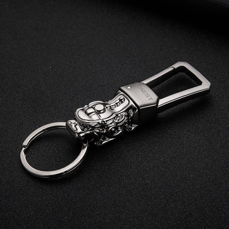 Honest Luxury Key Chain Men Women Car Keychain For Key Ring Holder Jewelry Genuine Leather Rope  Bag Pendant Fathers Day Gift